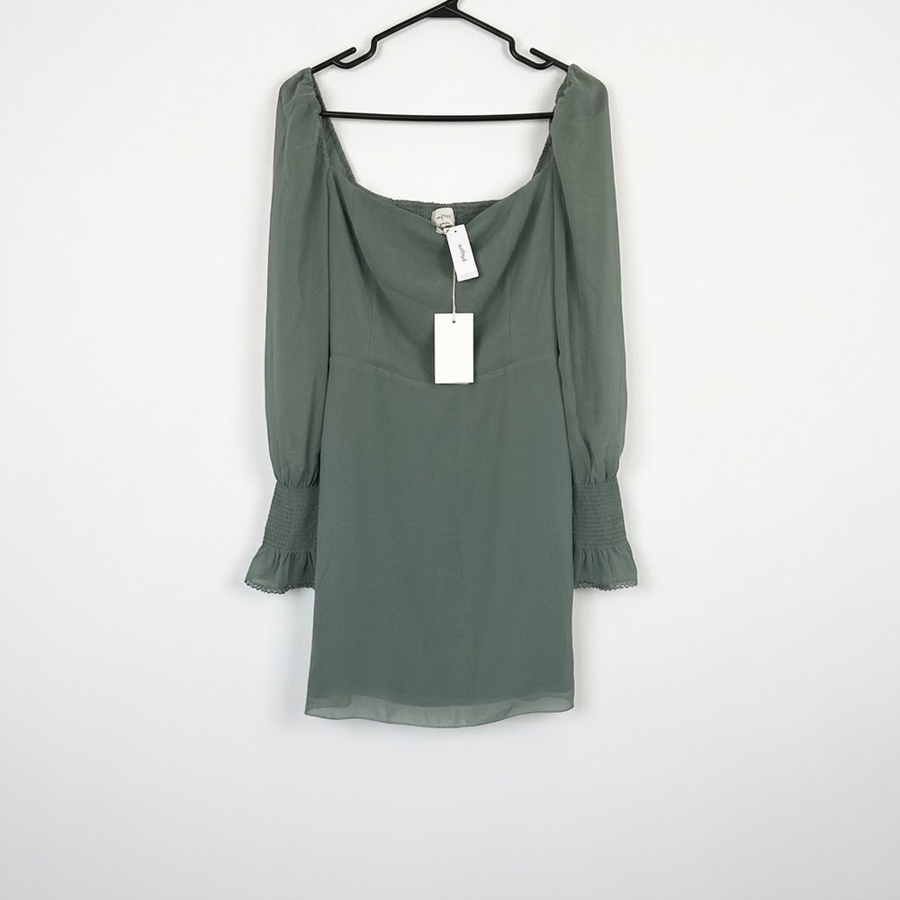 Aritzia Sage Green Dress